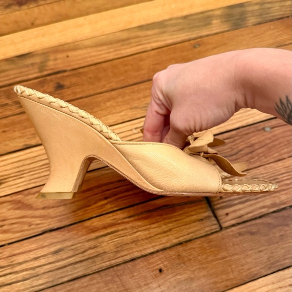 Pelle Moda Tan Leather Heels - Picture 5 of 8